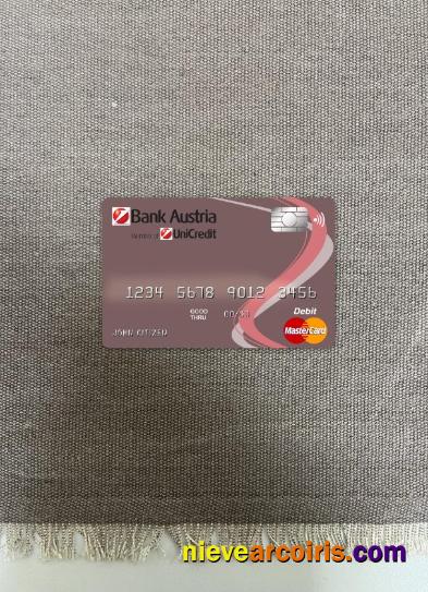 Austria Bank Austria master card photolook